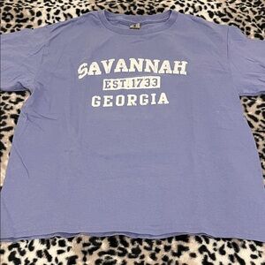 Savannah GA Purple Tee Girls L